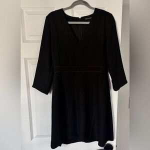 Banana Republic Black V-Neck Dress